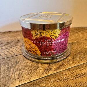 Homeworx by Harry Slatkin 4-Wick Fall‎ Chrysanthemums Scented Candle 18 Oz